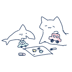 さめとねこ２