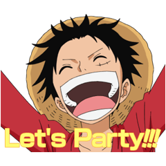 Bergerak! Stiker ONE PIECE II