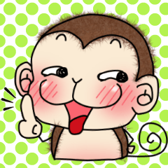 おさるのあきちゃん♪