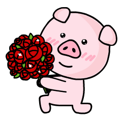 Lovely Pink Pig