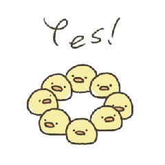 ふちのひよこ［何か頼まれたとき用］