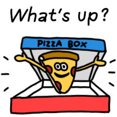 Talkative pizza