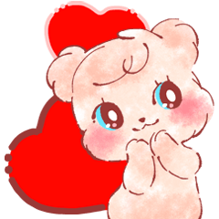 Retro style animal character