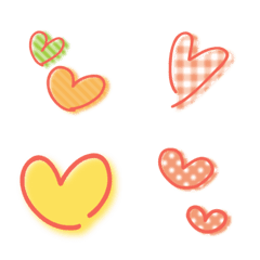 手書きハートセット