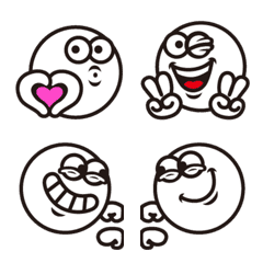 Simple Round Face EMOJI