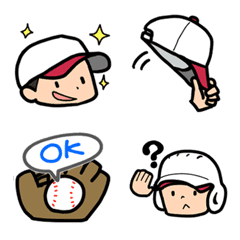 304野球少年絵文字