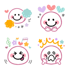 スマイルニコちゃん♡フェミニン絵文字