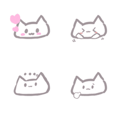 しろねこちゃんの絵文字！