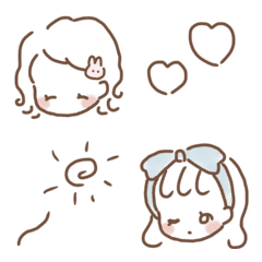 かわいいおんなのこ . . *
