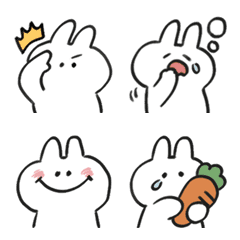うさぎときどきにんじん落書き風