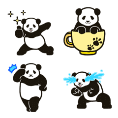 モーレツに動くパンダ★絵文字★