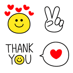 Happy smile Animated simple emoji