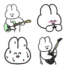 動く！うさロック＆うさメタル 絵文字
