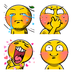 Yellow Egg.4 Emoji so cute.