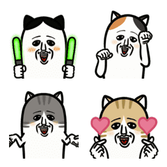 動くパンダねこおっさん絵文字