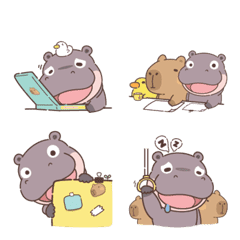 เจ้าฮิปโปดุ้ง โตแล้วต้องไปทำงาน