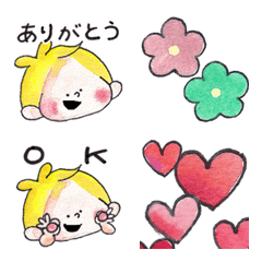 動く！チャビーボーイの絵文字①