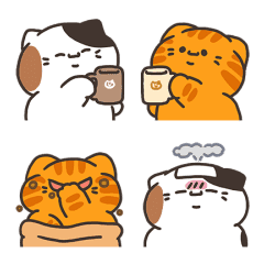 小三花看家中Sanfa cat-火力十足動態表情貼