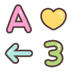 Pastel Macaron Color Alphabet (ABC 123)