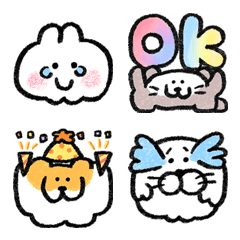 mokmokchan simple Emoji(Revised version)
